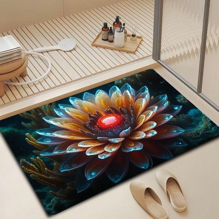 Household Items Diatom Floor Mat Bathroom Toilet Toilet Door Water Absorption Non-slip Non-slip Mat Foot Mat New Porch