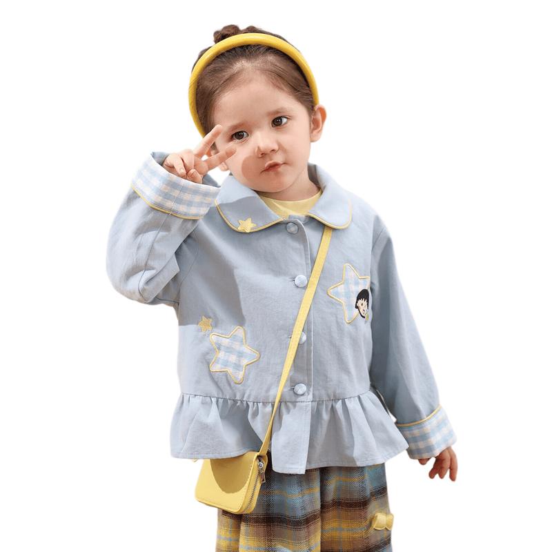 LUSON Baby Girl s Chibi Maruko Cartoon Spring Outfit 100
