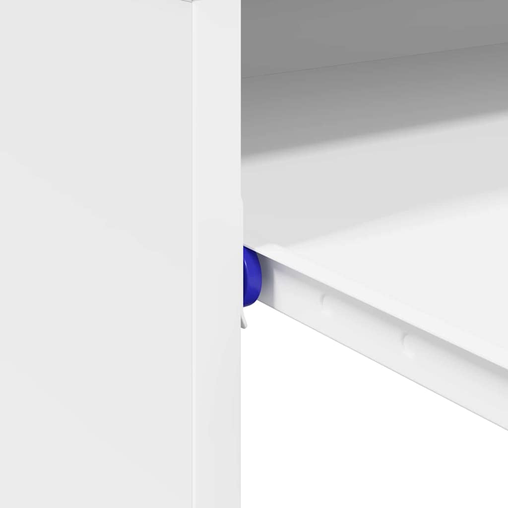 Scrivania Bianca con Contenitore 77,5 x 43 x 79 cm Truciolato