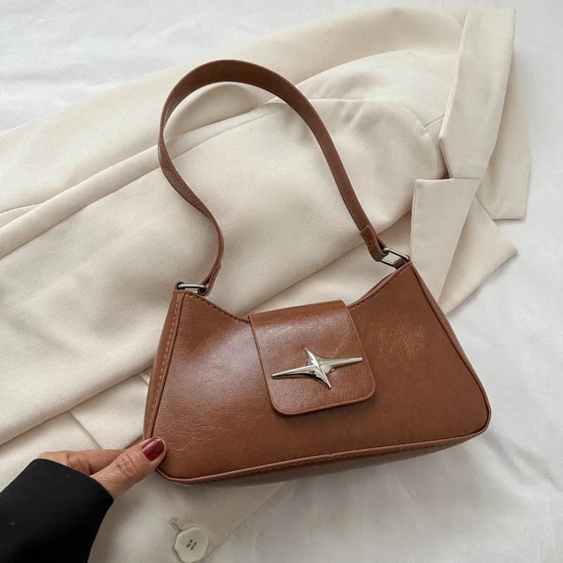 Girls' Baguette Shoulder Bag Versatile Premium Support Luxury Brand Warm Armpit for  New Texture