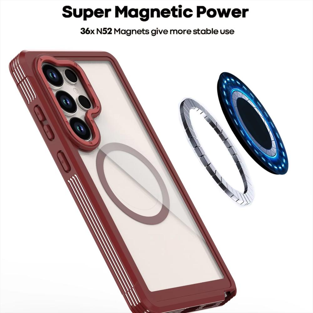 With Clip 360° 2IN1 Hybrid Armor XT Magnetic Case for Samsung S26 Ultra S25 S24 Plus A07 A17 A56 A36 A26 A16 A06 OTT-BOX Cover