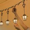 Portable Lantern Light Rechargable Camping Ambient Light Vintage Retro Chandeliers  Outdoor