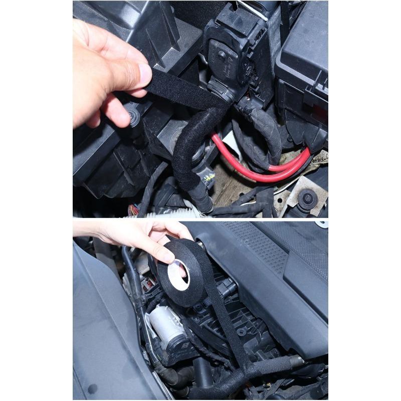 Nastro elettrico 9/15/19MM Nastro adesivo in tessuto resistente al calore per cavi automobilistici Cablaggi Nastri termici elettrici