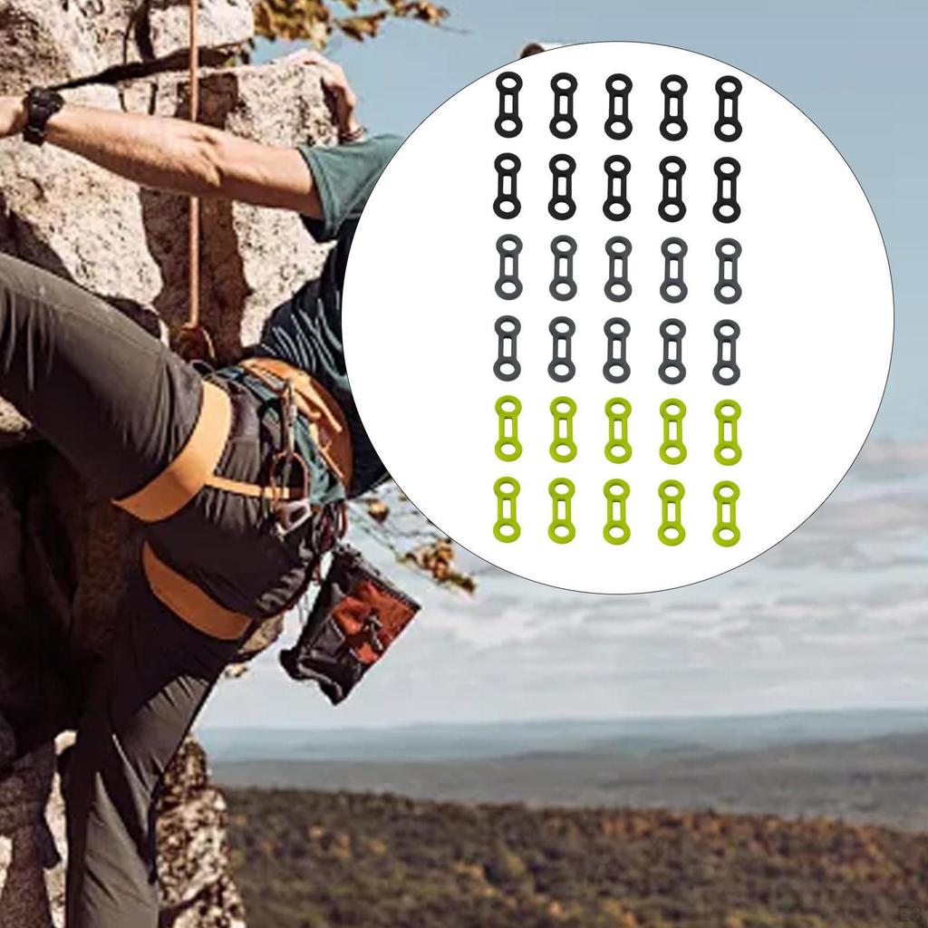 Climbing Carabiner Ropes Locking S Tool Rigging Fixing Stopper, Keeper Rescue Connector