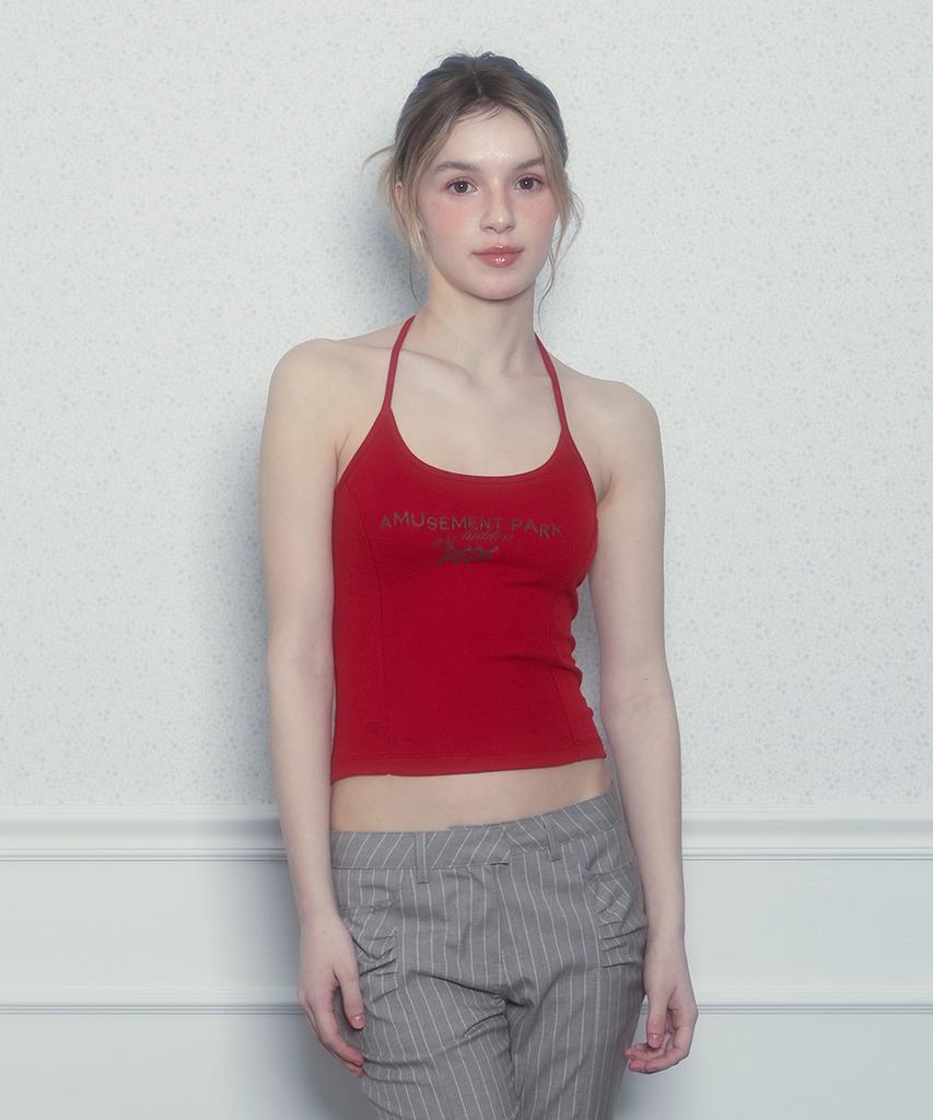Yuupeu Jenna Halter Sleeveless - Red