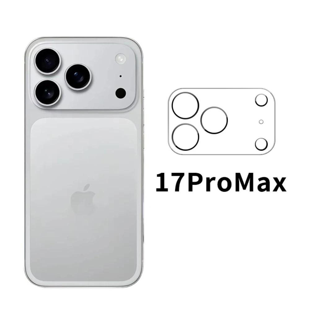 1-30PCS Ultra HD Tempered Glass Camera Protect Film For IPhone 17Pro Max 17 Air 17 Pro Full Coverage Anti-fingerprint Lens Cover