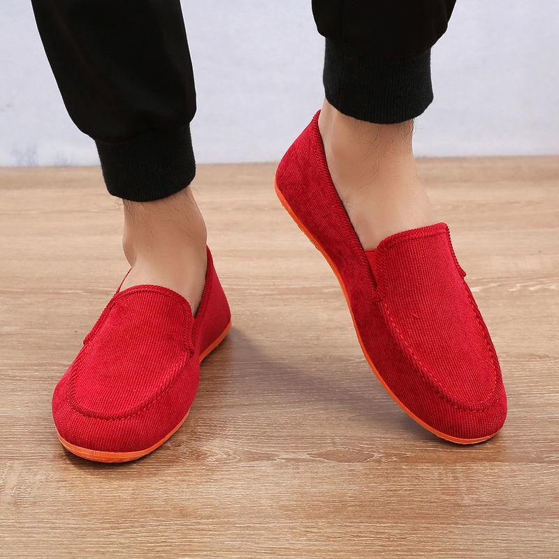 Stylish Loafers Males Casual Canvas Sneakers Plus Size Men Trekking Shoes 2025 Cheap Old Trendy Vintage Dad Driving Shoes Flat