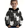 Girls Clothes Hoodies Cute Cat 3D Print Child Sweatshirt Autumn Cartoon Clothes for Children Girl Tops Fashion Children Clothes