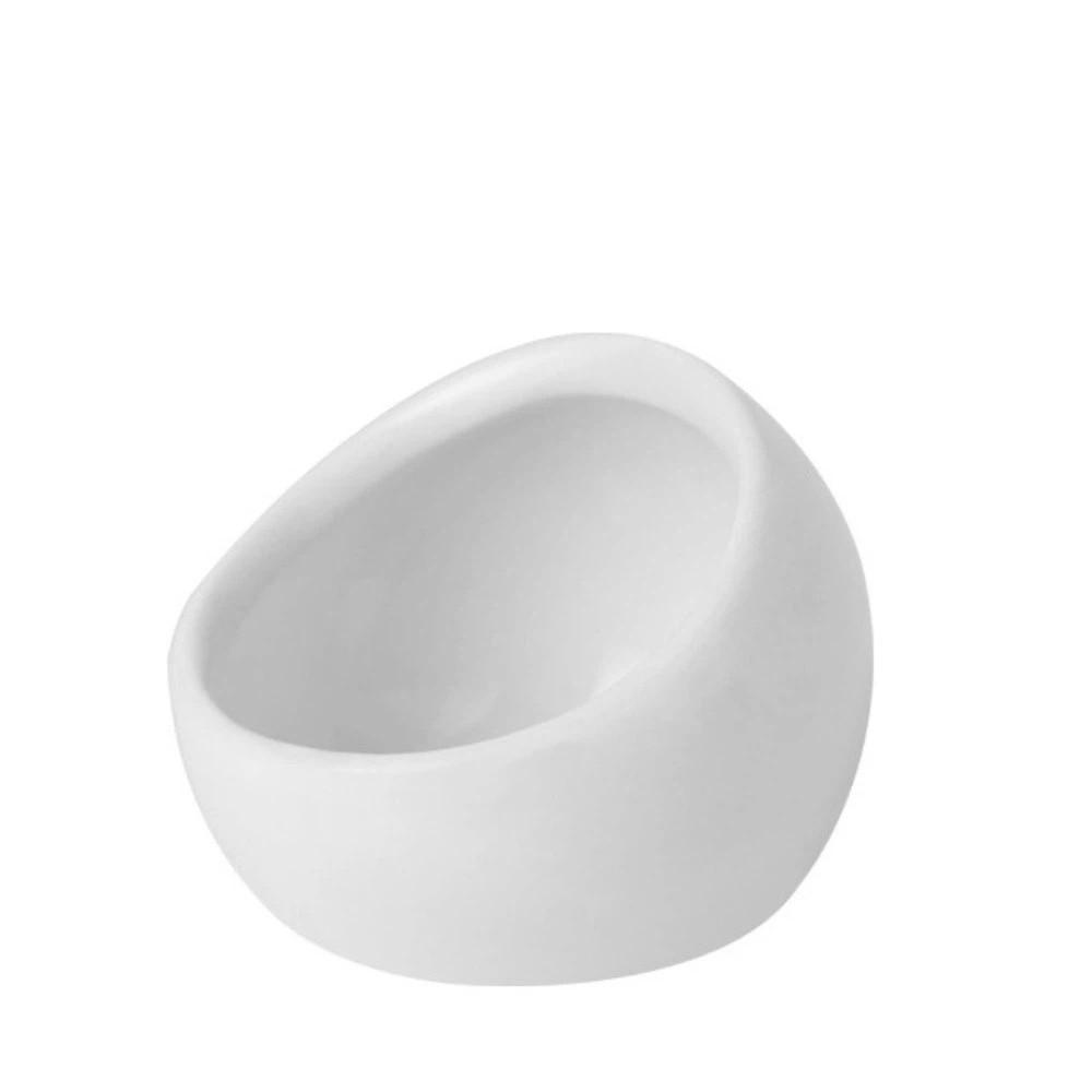 

Ceramic Small Animal Bowl Anti-Rollover Guinea Pigs Food Dish Cute Pet Feeding Bowl Cage Accessory белый