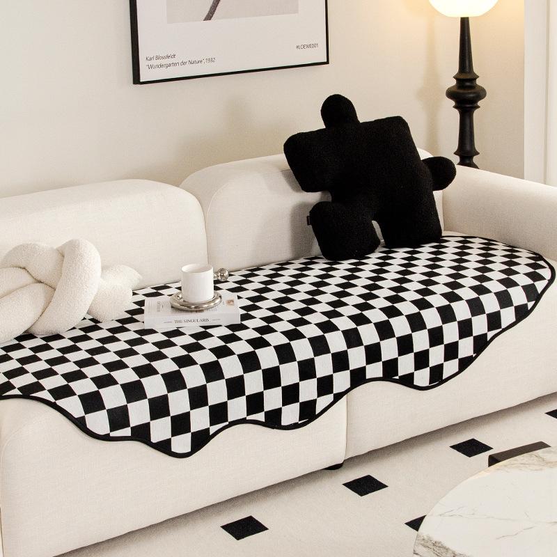 Irregular Special-Shaped Sofa Cushion, Universal In All Seasons, New  High-Grade Leather Sofa Cover, Non-Slip Cover Cloth Towel