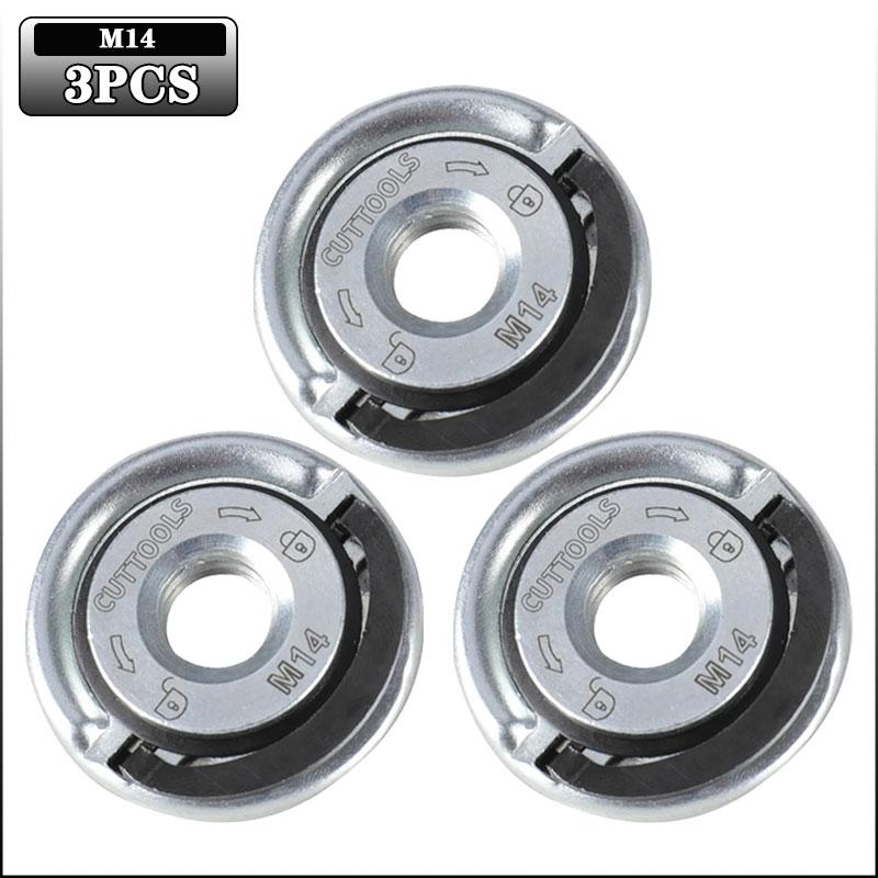 M14 Winkelschleifer Schleifteller Selbstsichernder Schleifteller Gewinde Winkelschleifer Winkelschleifscheibe Schnellverschluss Kraftspannfutter Werkzeug