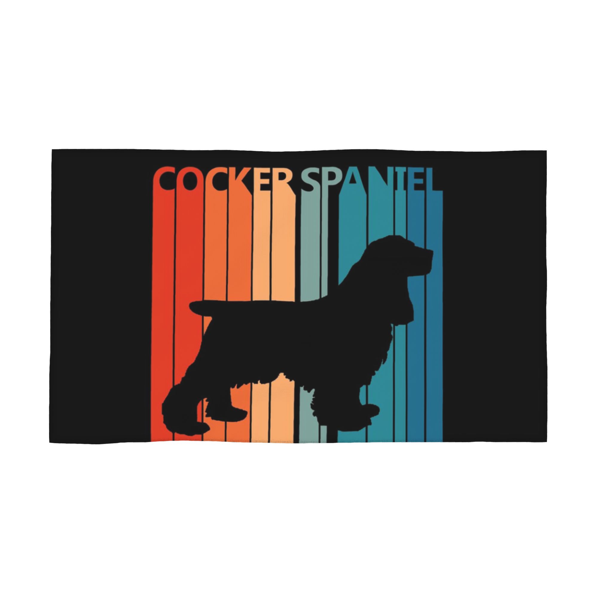 

Vintage Cocker Spaniel Owner Gift Soft Face Towel Quick Dry Pool Bath Cotton Towels Breathable W40*H60(CM)