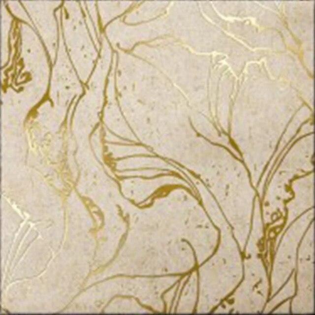 53cm Pvc Non-Self-Adhesive Marble Wallpaper Waterproof Living Room Background Wallpaper Simple 3d Stickers Diy Home Decor