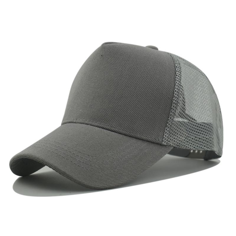 Custom Logo Basic Color Matching 5 Panel Mesh Hat For Women Summer Sunshade Breathable Baseball Caps Outdoor Sport Truck Dad Cap