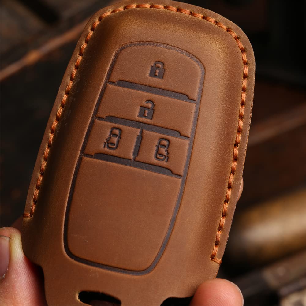 Kinotaka Toyota Exclusive Leather Smart Key Case New Voxy 90 Series Key Case Noah 90 Series Key Cover New Voxy New Sienta Genuine Leather Key Cover