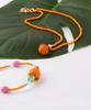 Dana Burton Juicy Orange Glass Necklace
