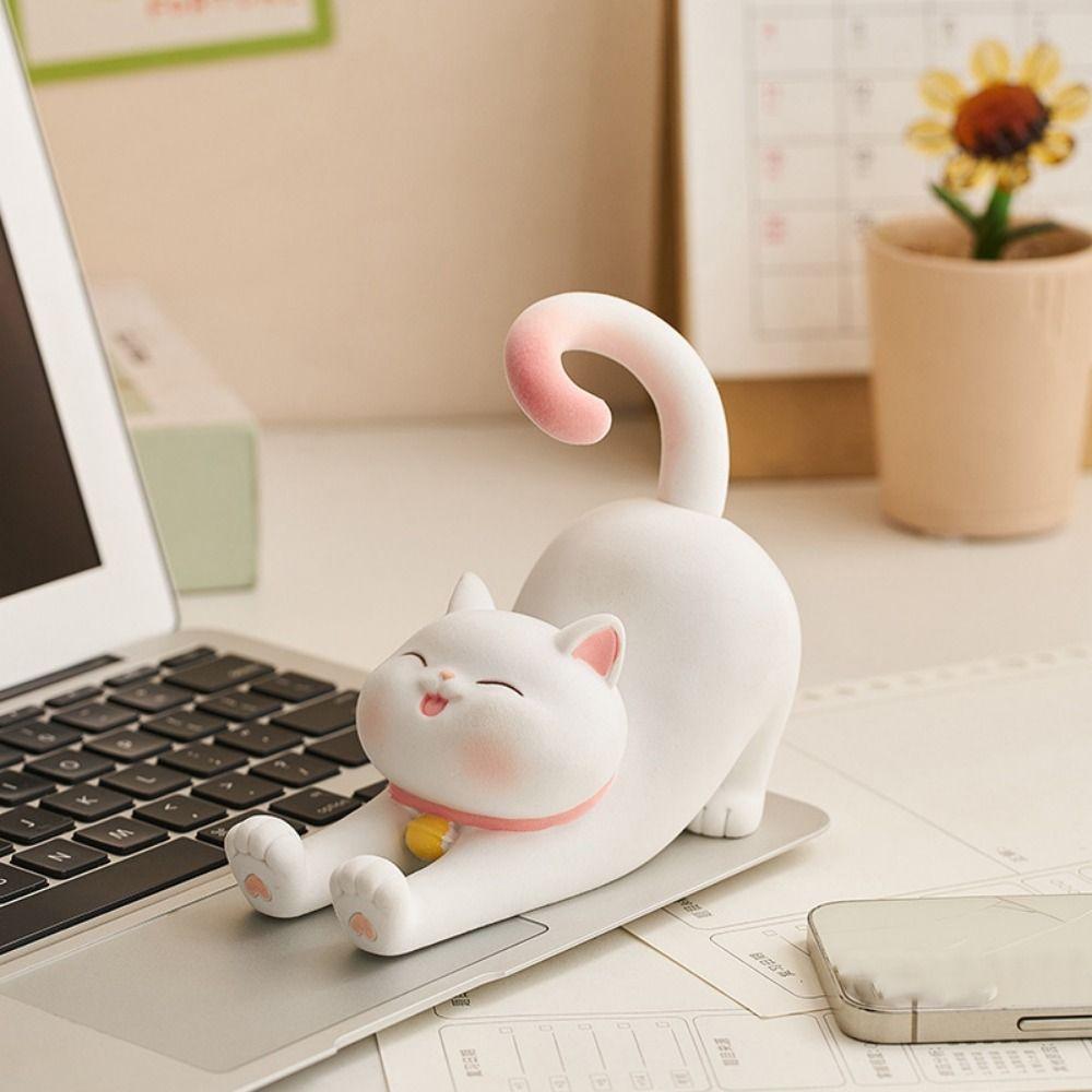 Multi-functional Cat Mobile Phone Holder Anti-slip Cat Desk Lazy Bracket  Smart Phone Display