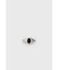 Youth Leather Point Ring - Silver