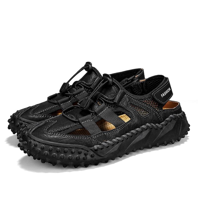 Fashion Quick Dry Wading Aqua Sandals New Trend Fashion Men's Beach Shoes Outdoor Sports Leisure Sandals Comfort Flat Slip-on Loafers