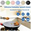 Food Grade Oil Splash Cover Foldable Silicone Splatter Shield Anti-Overflow Cover  Cooking Pots
