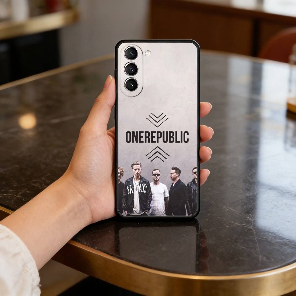 Pop Rock Band Onerepublic Phone Case For Samsung S25,24,23,22,30,21,10,9,Ultra,Plus,Lite,FE,4,5 G Soft Black Case