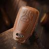 [2018 Aodi] Car Key Cover Keychain Car Key Case Cowhide Handmade Suitable for TT A4 A5 S5 Q5 Q7 SQ5