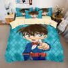 Exquisite D-Detective C-Conan Bedding Set Duvet Cover Pillowcase 3D Print Kids Boys 3piece Single/Double140x200 Size Gift