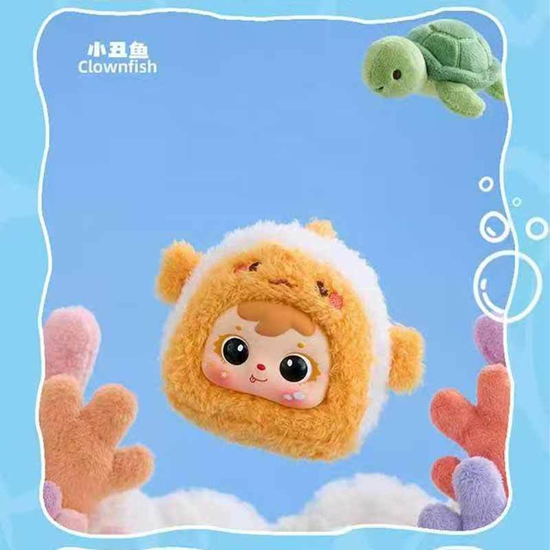 Latest Samuel Ocean Resident Series Vinyl Blind Box Fashionable Toy Backpack Pendant Doll Facial Can Disassemble Mystery Box Surprise Present