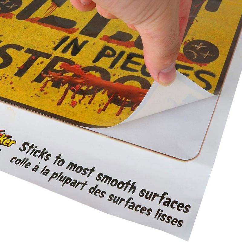 Halloween Toilet Decal Door Horror Stickers Create a Haunted House and Performances Prop with Quality Materials