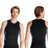 Men Wetsuit Vest Surfing Tops Water Sports Swimsui Vest Diving Sleeveless Vest for Canoeing Swimming L