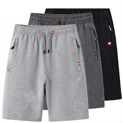 Pantaloni a cinque punte, Pantaloncini sportivi da uomo, Pantaloni casual estivi in maglia, Sezione sottile, Pantaloni larghi, Pantaloni da spiaggia dritti e larghi, Pigiama