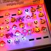 10PCS Halloween Glowing Ring, Halloween Party Gift Glowing Toy Glowing Finger LED Ring Flashing Jelly Rubber Ring