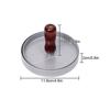 Double Burger Presses Aluminum Non-Stick Burger Meat Patty Press Manual Hamburger Makers Mold Kitchen Meat Patties Making Tool