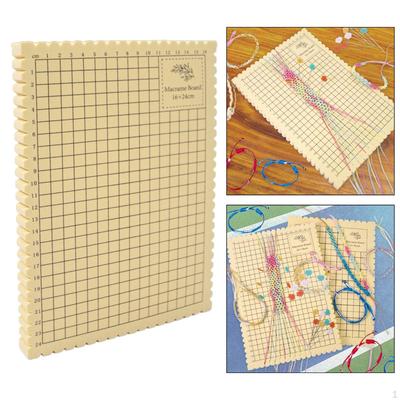 Lightweight Macrame Board for Securing And Creating Knots, Braiding Bracelets Beginner