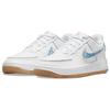 Nike Air Force 1 GS White Bleached Coral Clouds Kids Sneakers Eraser-Beige Skateboard-Blue DM1020-100