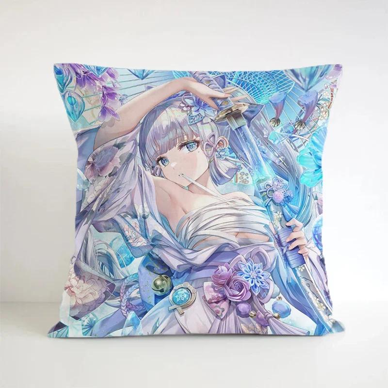 Genshin Impact Pillowcase Decorative Pillows For Sofa Gift Pillow Cover Square Cushion Covers Cushions