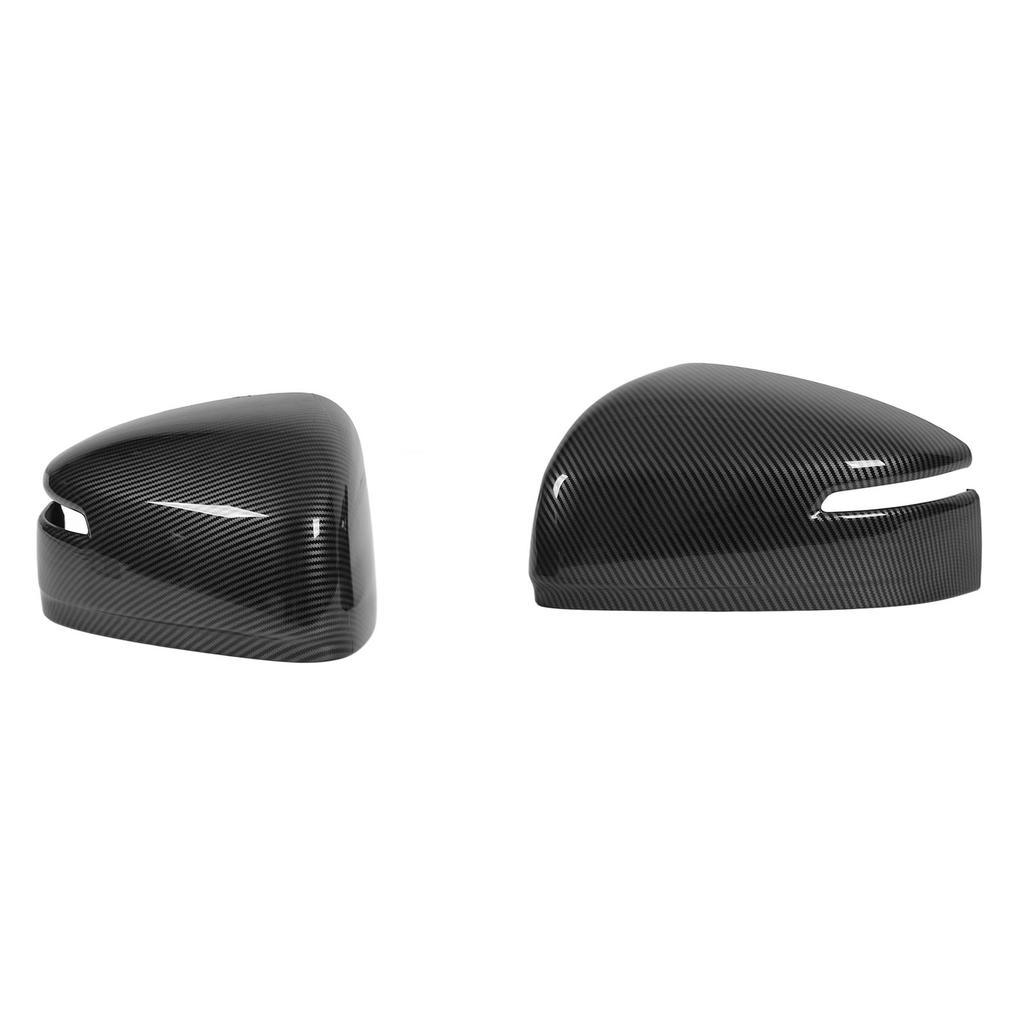 2Pcs Side Mirror Cover Caps Carbon Fiber Pattern Door Mirror Covers Replacement for Land Cruiser Lc300 2023