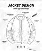 Men's Winter MA1 Bomber Jacket: Short, Thickened, Plus Size, Trendy Baseball Uniform Style.