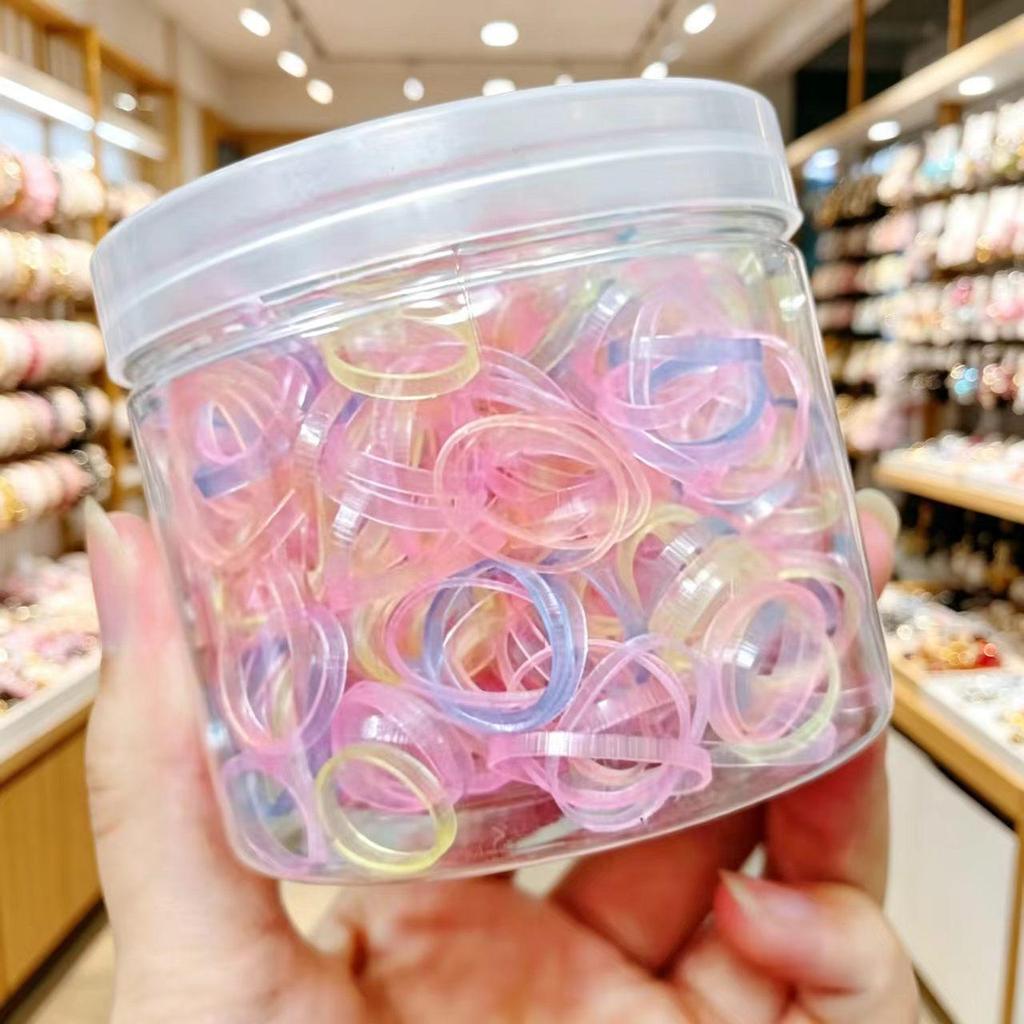 Dopamine Color Hair Ties for Kids: High Elasticity, Gentle On Hair, Canned for Convenience