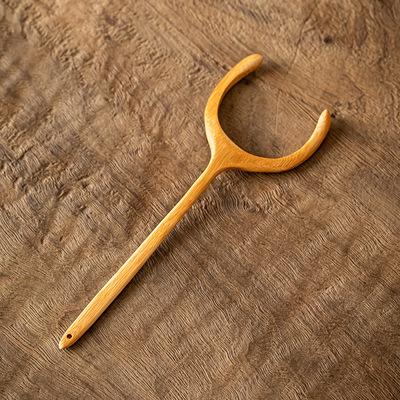 

Bamboo Teapot Clip Heat Resistant Teacup Fork Gongfu Forks Lifter Vintage Tea Set Teacup Lid Clip Tea Pot Lid Holder Kitchen Bar