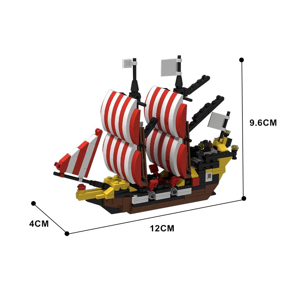 Мини Пираты Карибского моря Черная Жемчужина Совместим с набором LEGO 4184