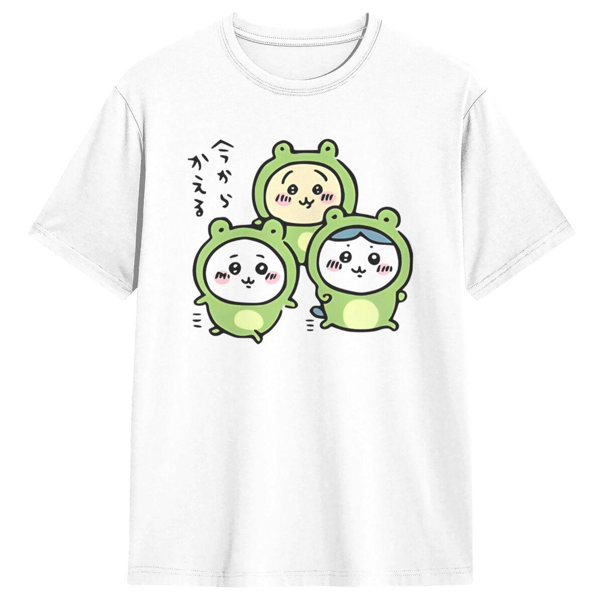 

Chiikawa Hachiware T Shirt Hipster T-Shirts Short Sleeve Classic Tops Summer 100 Cotton Breathable 4XL 5XL 6XL Tees 4XL