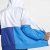 Nike Logo Print Patchwork Hooded Jacket Kids Jackets Blue 939558-100