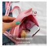 Cat Head Silicone Handbag: 2025 New Cartoon Phone Card Crossbody Bag & Children's Coin Purse