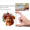 New Funny Squirrel 2025 Funny Squirrel Acrylic Pendant Christmas Advent Calendar Blind Box