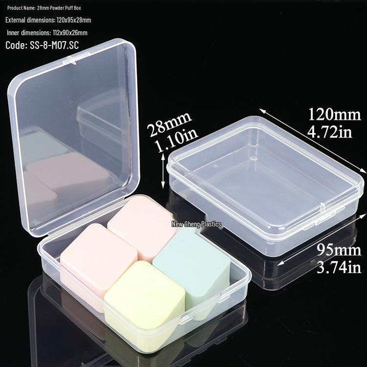 Makeup Cotton Swab Storage Box: Single/Double Compartment, Plastic PP Box for Lipstick and Remover Wipes