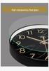 Ultra-Quiet 6278 Quartz Wall Clock with Marble Texture - Nordic Fashion for Living Room