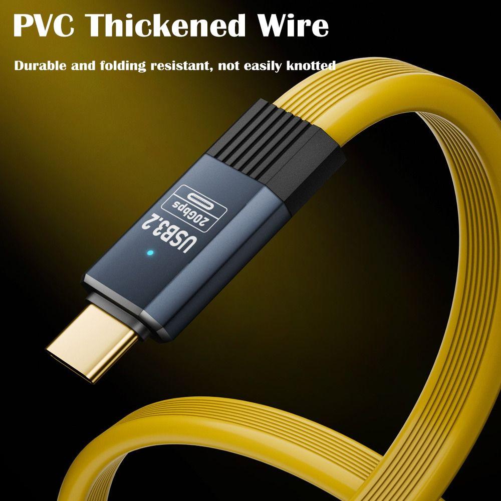 PD 100W USB 3.2 Type-C Cable 8K 60HZ USB-C Data Line Universal Fast Charging Cord Laptop