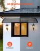 Awnings for Door Entrance, 38 x 78 in, Exterior Front Door Window Awnings with Drainage & ABS Bracket, Rain Snow Sun Protection, Overhang