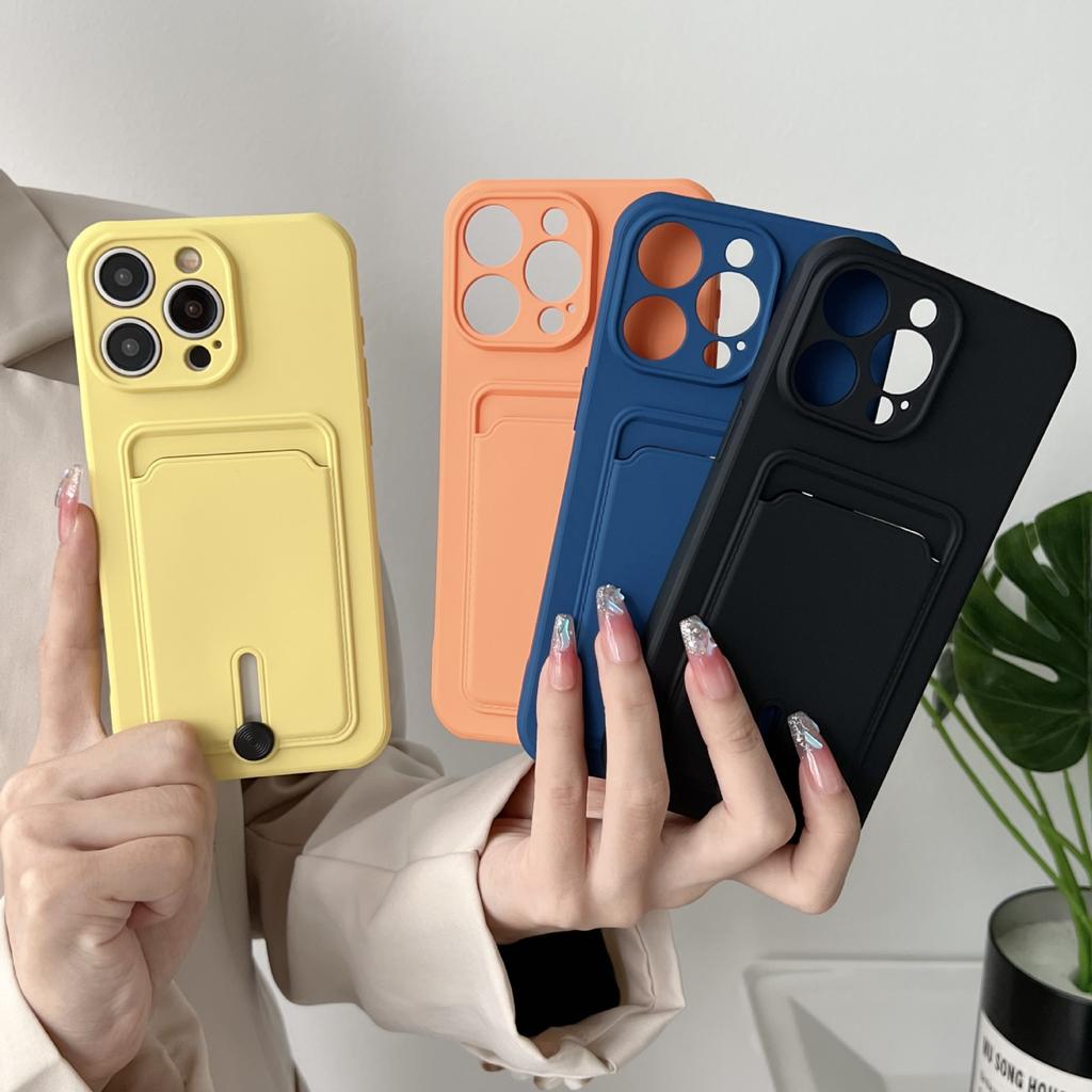17 Popular Card Bag Mobile Phone Case Push Card Apple 17PRO Mobile Phone Case iPhone16PRO Card Mobile Phone Case Applicable